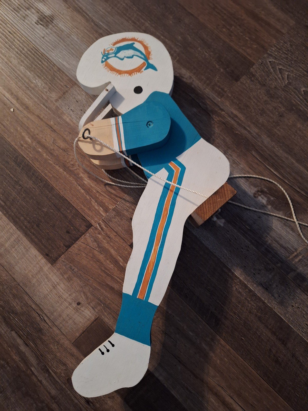 Handmade Miami Dophins Player on Swing
