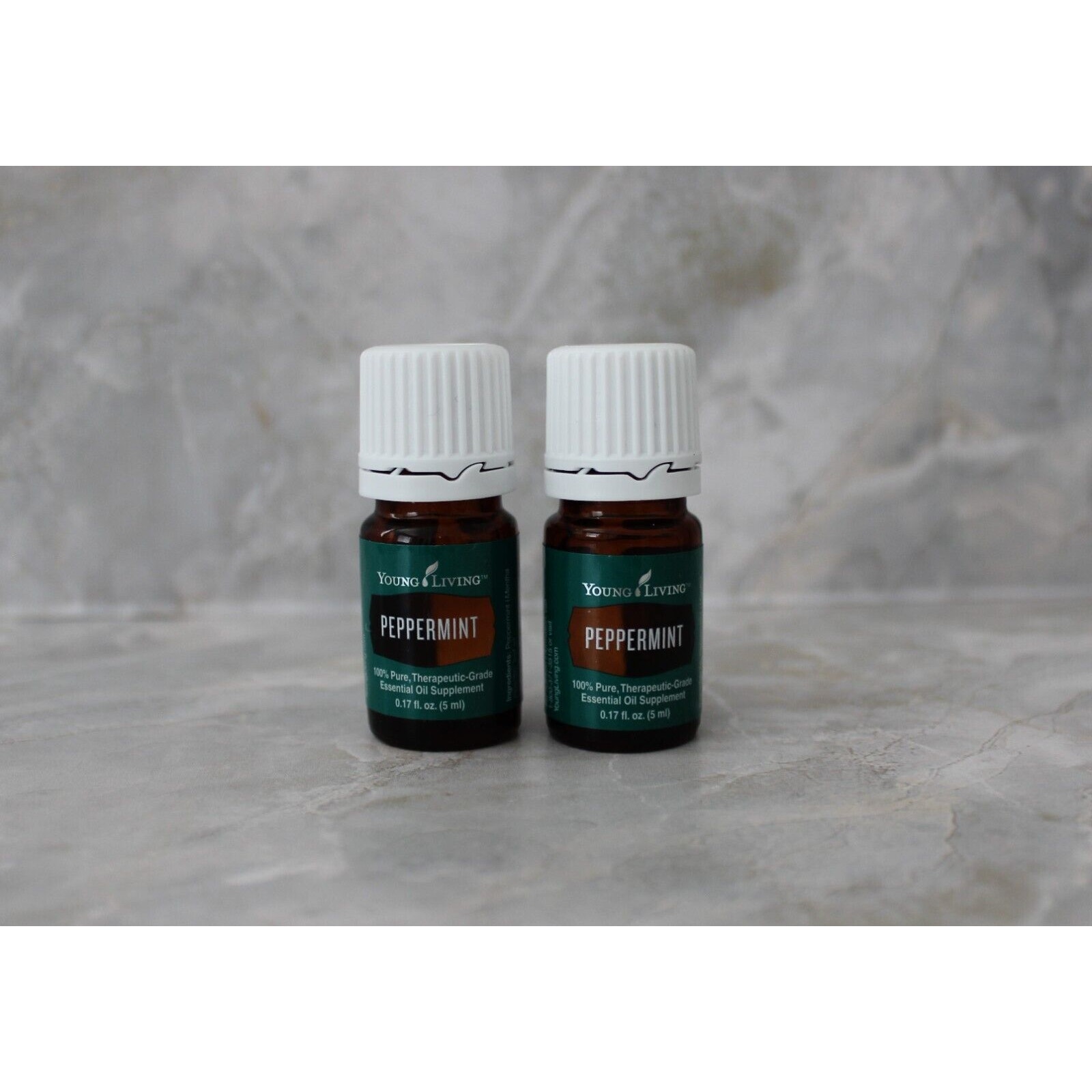 Young Living Essential Oil Peppermint 5ml (Set of 2) New~Sealed