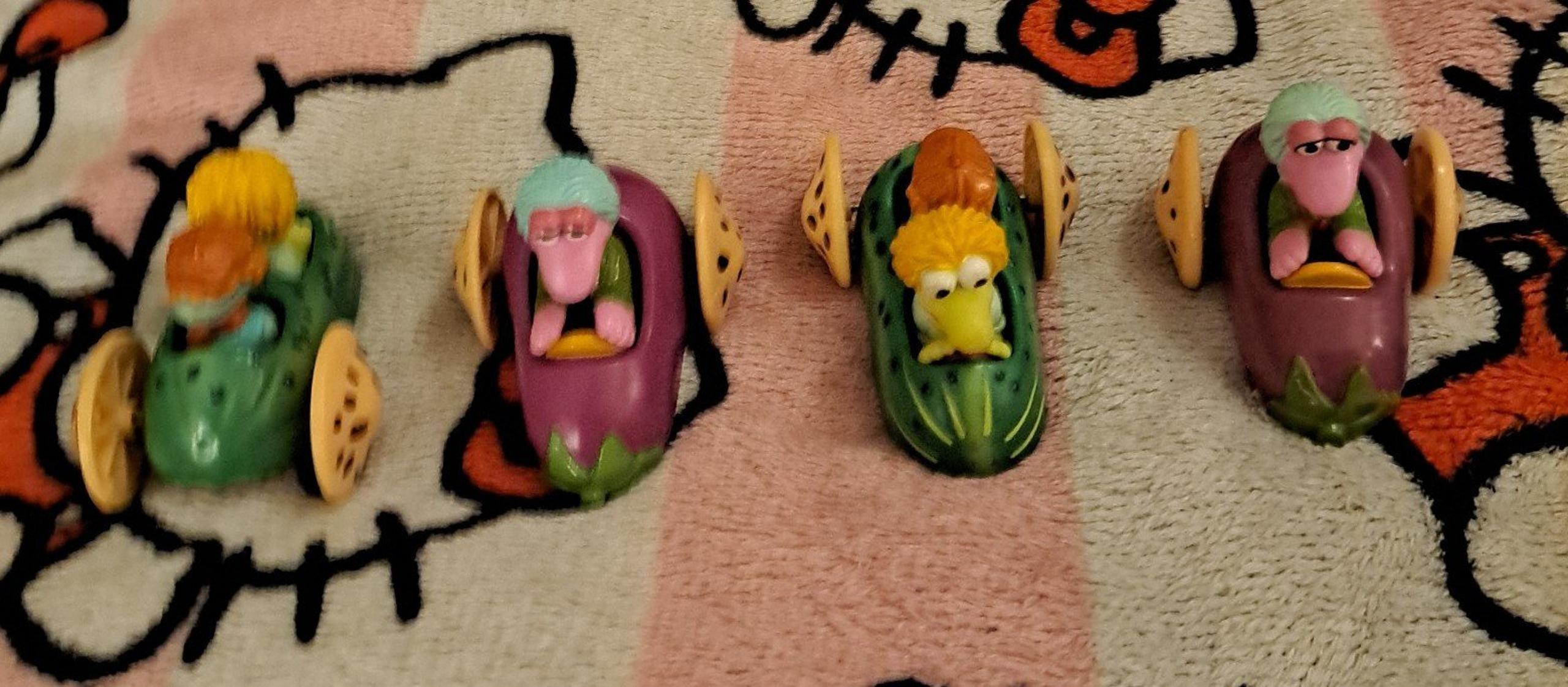 Fraggle Rock Vehicles Set Of Four