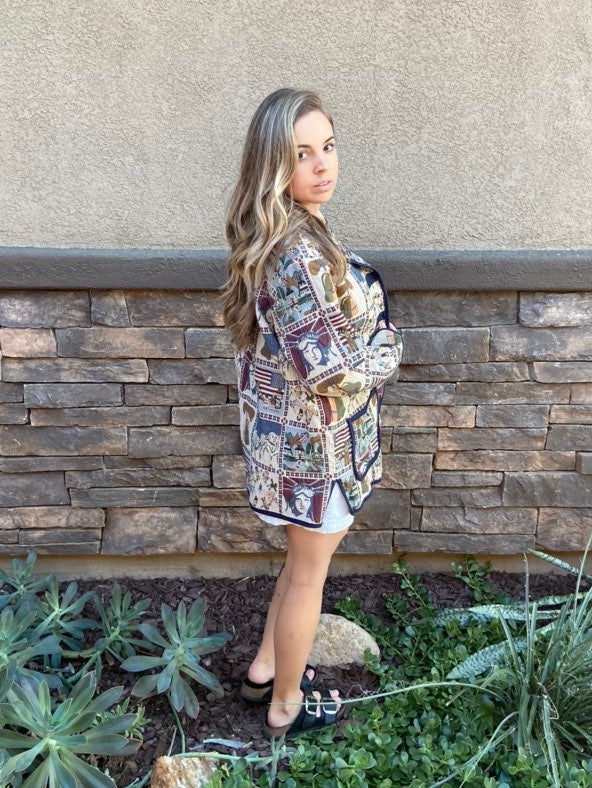 BLAIR VINTAGE AMERICANA WOVEN JACKET