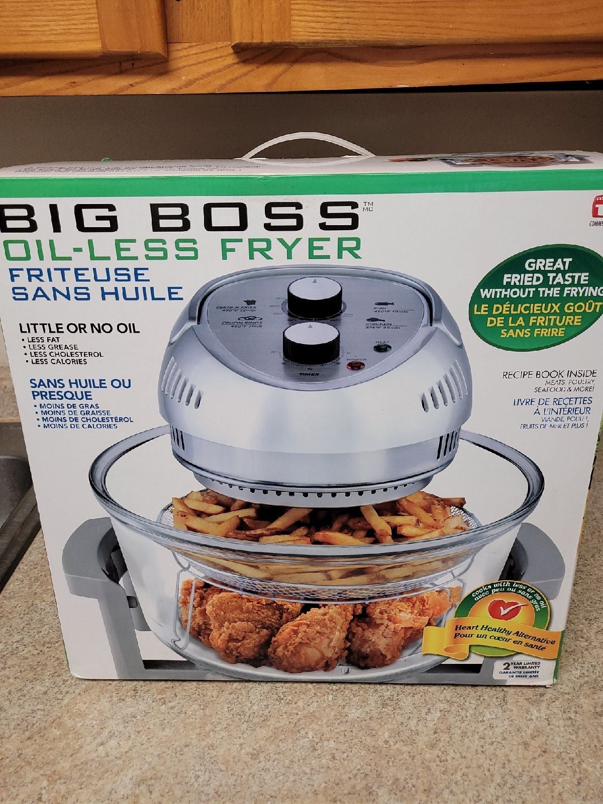Hi I am selling The BIG BOSS OIL-LESS FRYER