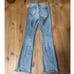 Denim Forum Aritzia The Jane High Rise Flare Light Blue Medium Denim Wash Size 2