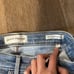 Denim Forum Aritzia The Jane High Rise Flare Light Blue Medium Denim Wash Size 2