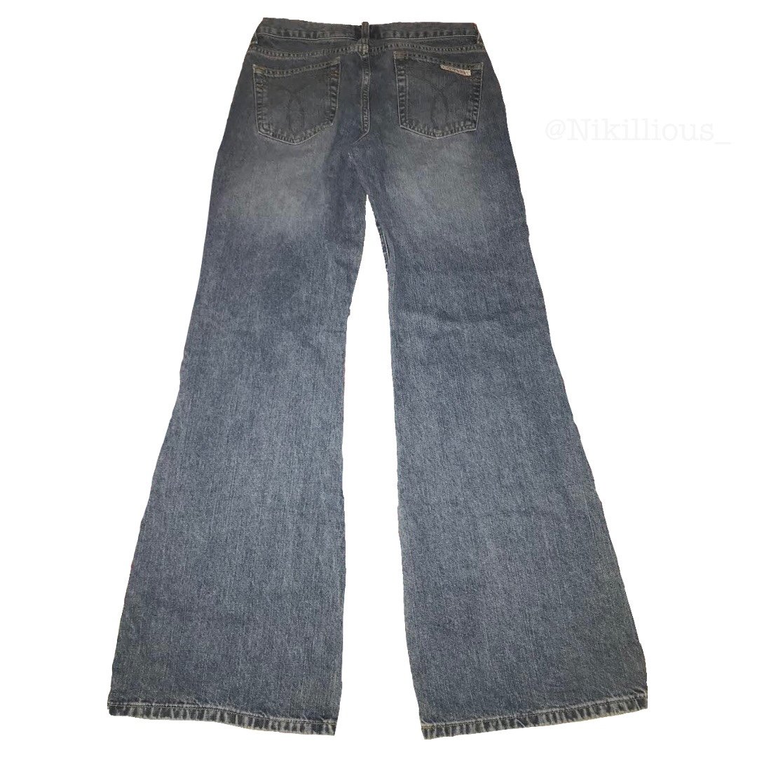 Calvin Klein light wash flare jeans