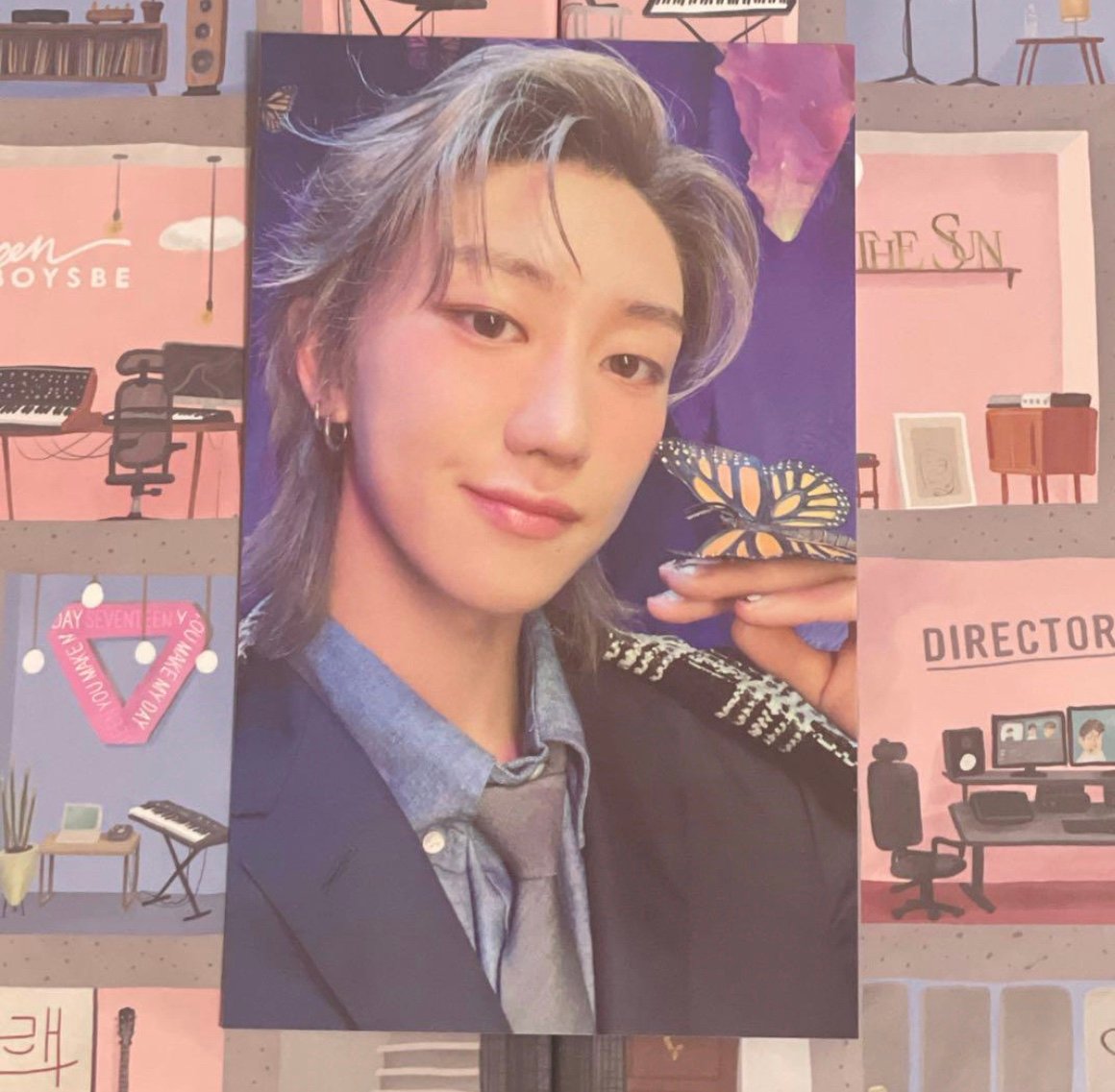 SEVENTEEN 17 is right here the8 minghao ums universal music store photocard 2