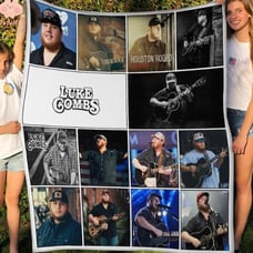 Luke Combs Albums Fleece Blanket 40x30