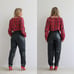 1980's Lizwear Tapered Leather Pants // Size Extra Small // 26 Waist
