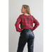 1980's Lizwear Tapered Leather Pants // Size Extra Small // 26 Waist