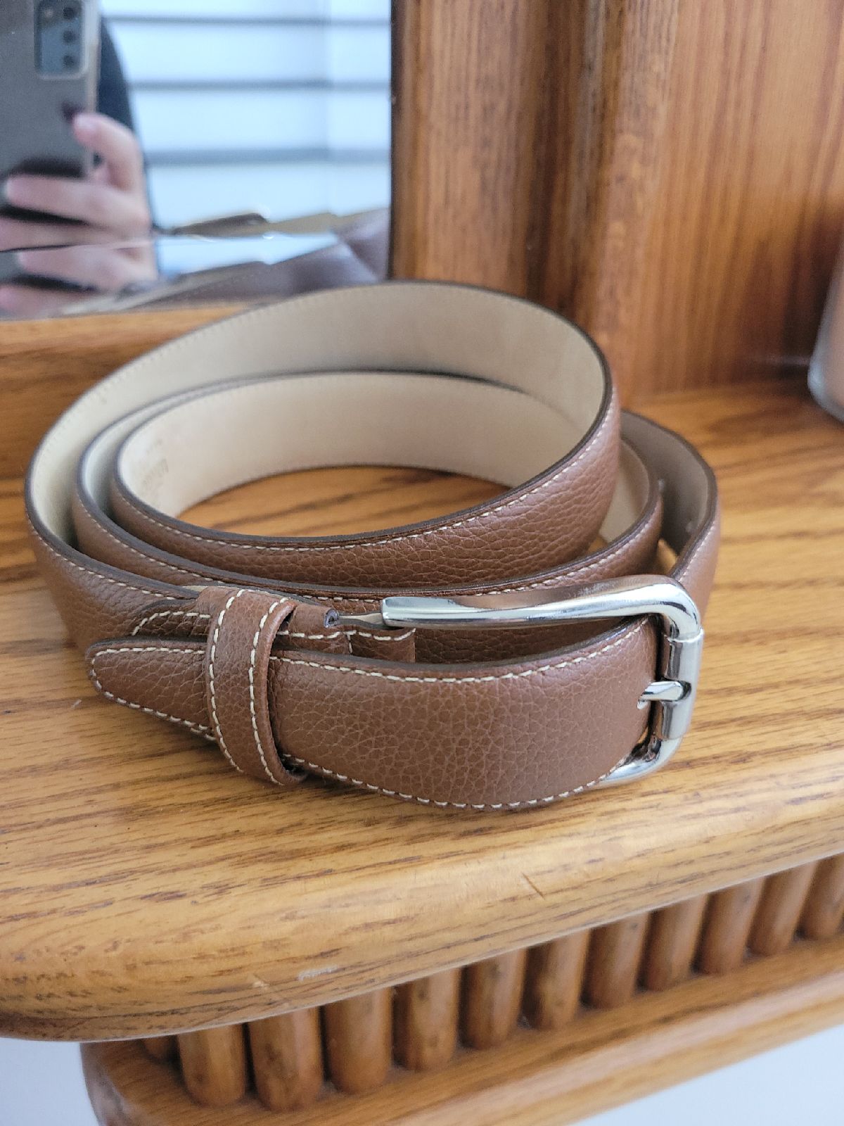 Longchamp Brown men's belt