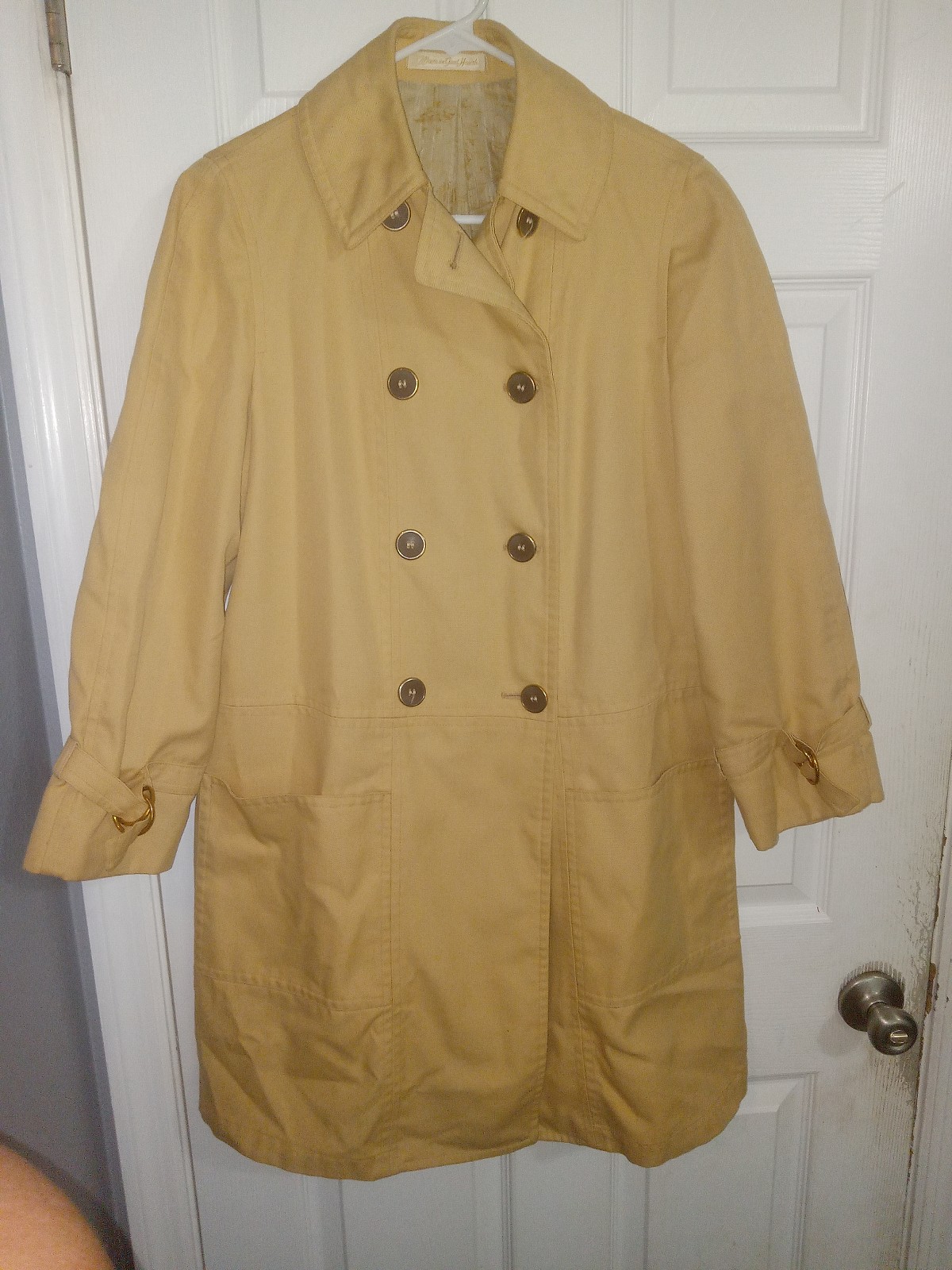 Womans Misty Harbor Wish Raincoat Jacket Trench Coat 8