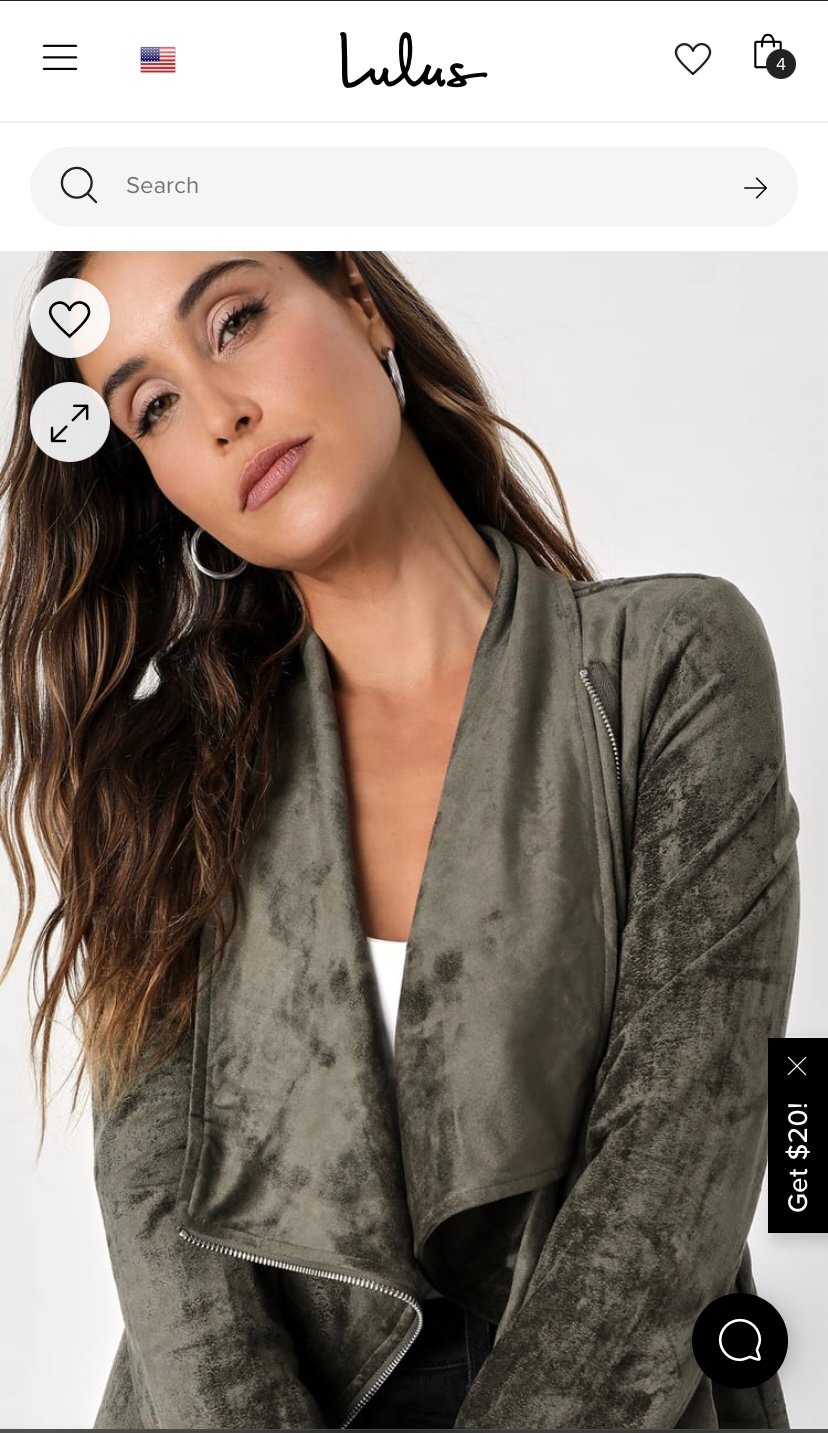 Lulus Suede Jacket