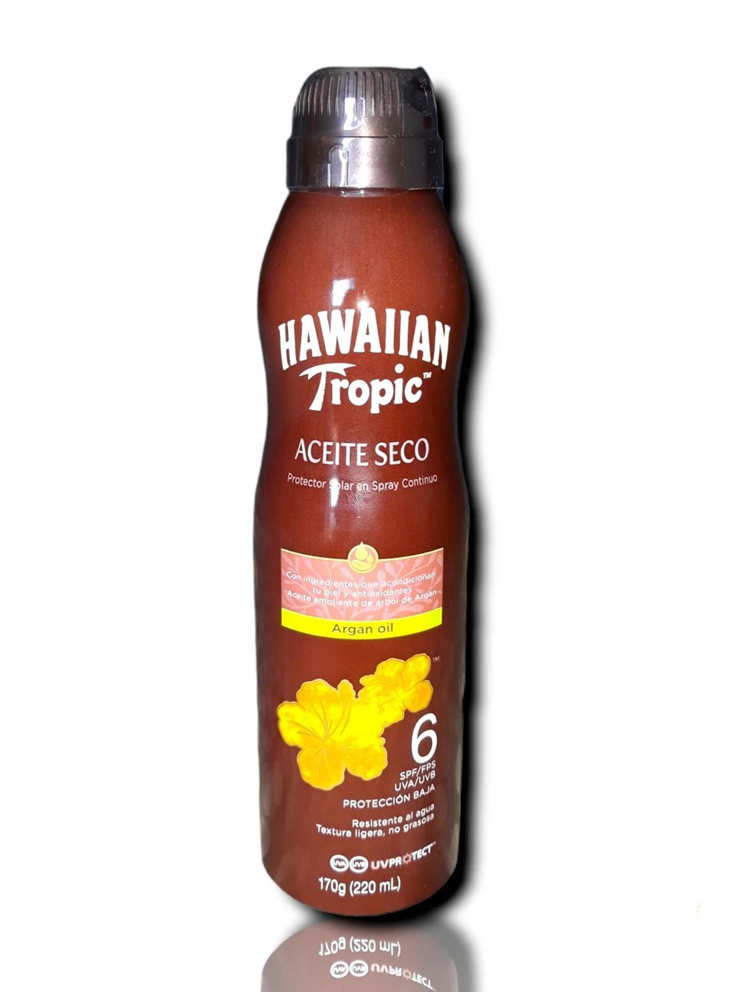 HAWAIIAN Tropic ACEITE SECO Protector Solar En Spray Continuo - New