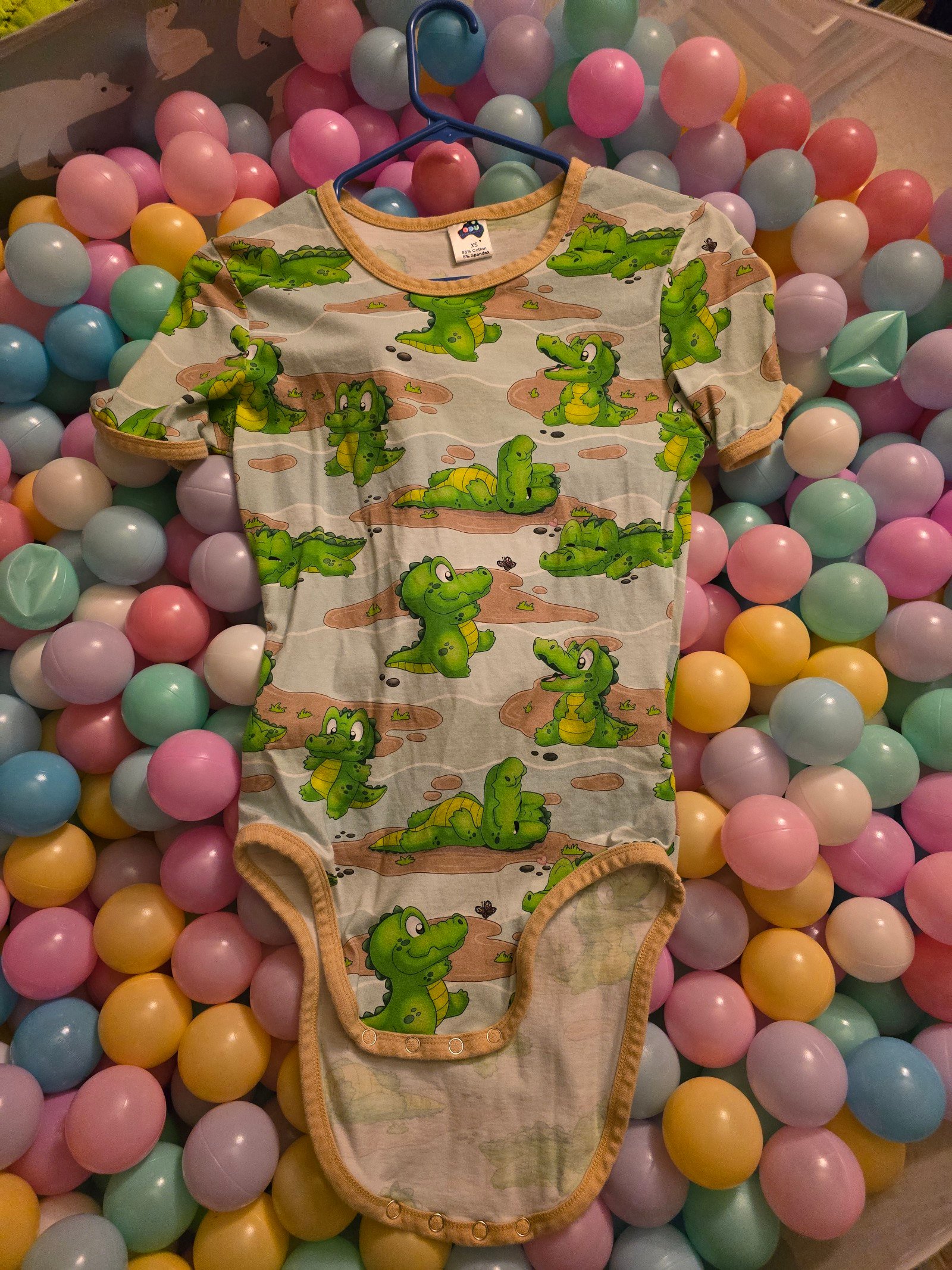 ODU alligator onesie