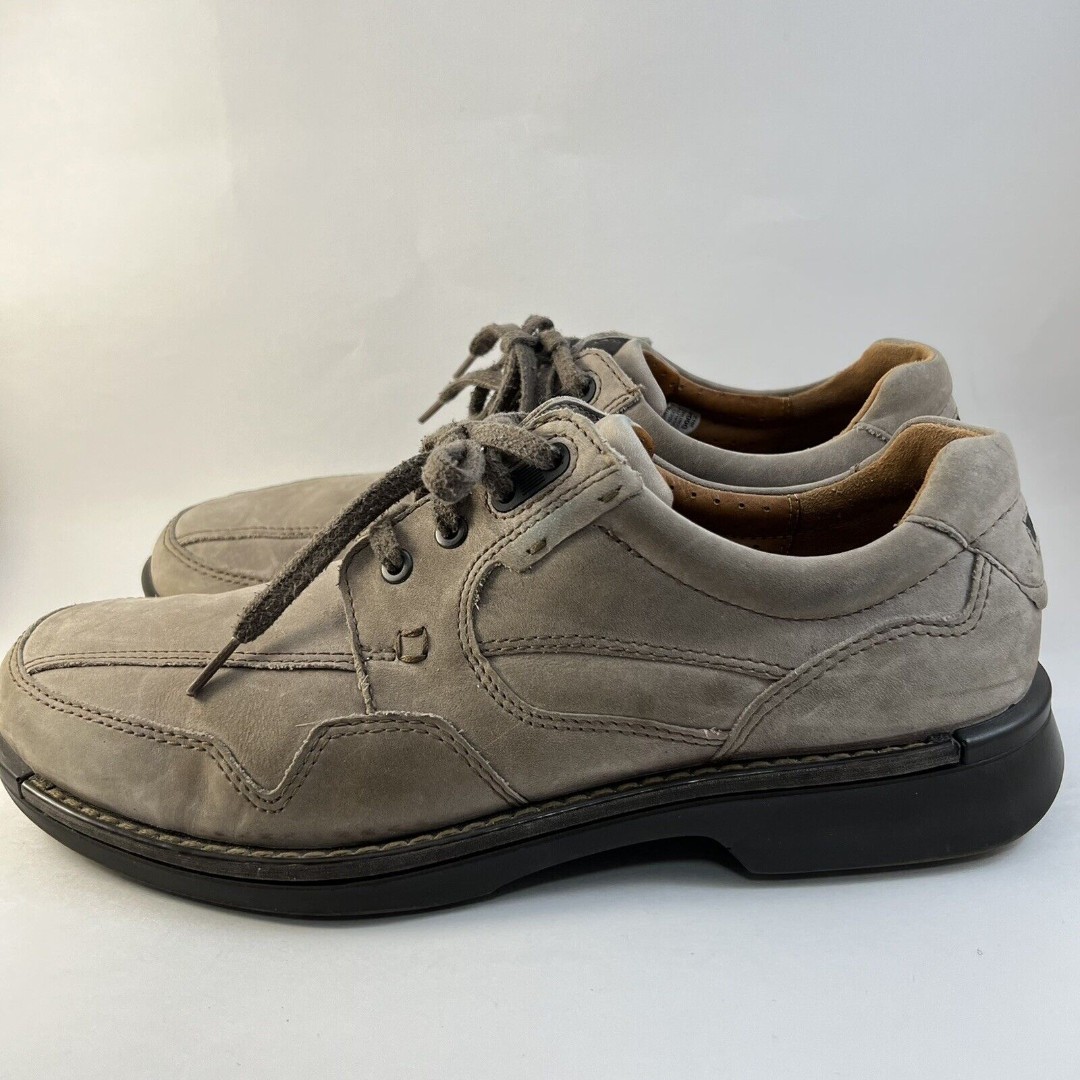 Ecco Men’s Stable Balance Shock Point Suede Cushioning Shoes Size