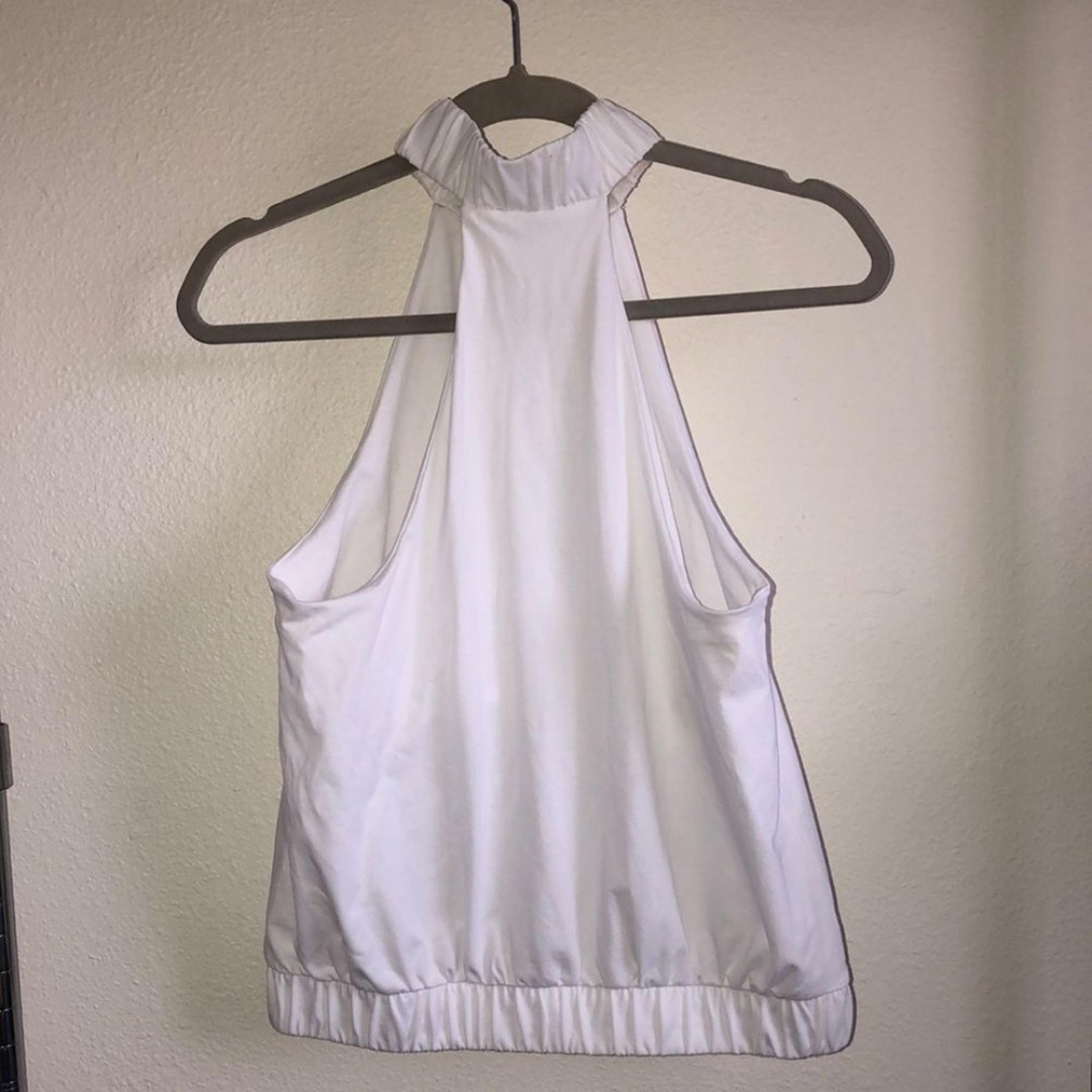 EXPRESS White Halter Neck Women's Top.