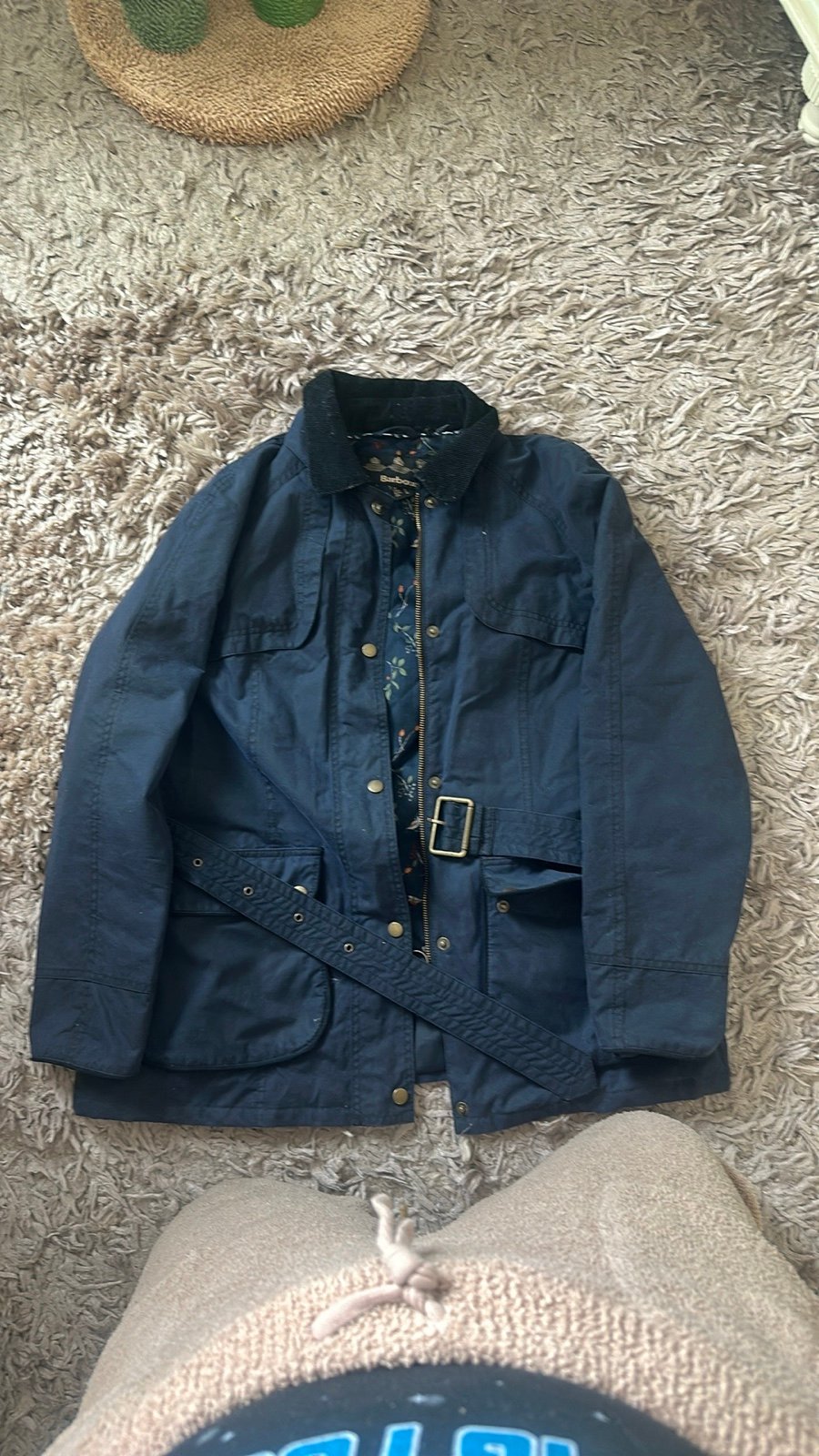 Barbour Jacket Waxed Belted
