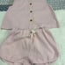 Free People So Fresh Vest/Shorts Coordinated Set, Size Medium NWT