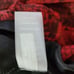 Calvin Klein Dress Boho Snake Print 3/4 Ruffle Sleeve Mini Shift Red Sz 6