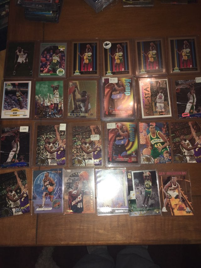 Shawn Kemp Rc Lot 200+ Seattle Superso
