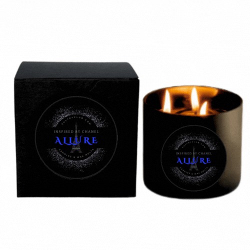 SMELLS LIKE ALLURE! 3 WICK CANDLE