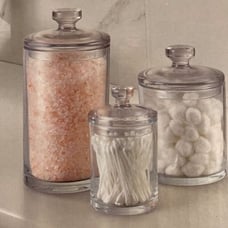 Huntington Home Apothecary Glass Jar/Storage Set