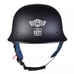 AHR German Style Motorcycle Half Helmet DOT Cruiser Chopper Skull Cap Size XS