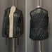 Vintage 90s y2k Bratz Black Leather Mid Length Belted Insulated Coat Jacket