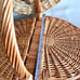 Vintage Boho Willow Hand Woven Picnic/Egg Basket