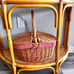 Vintage Boho Willow Hand Woven Picnic/Egg Basket