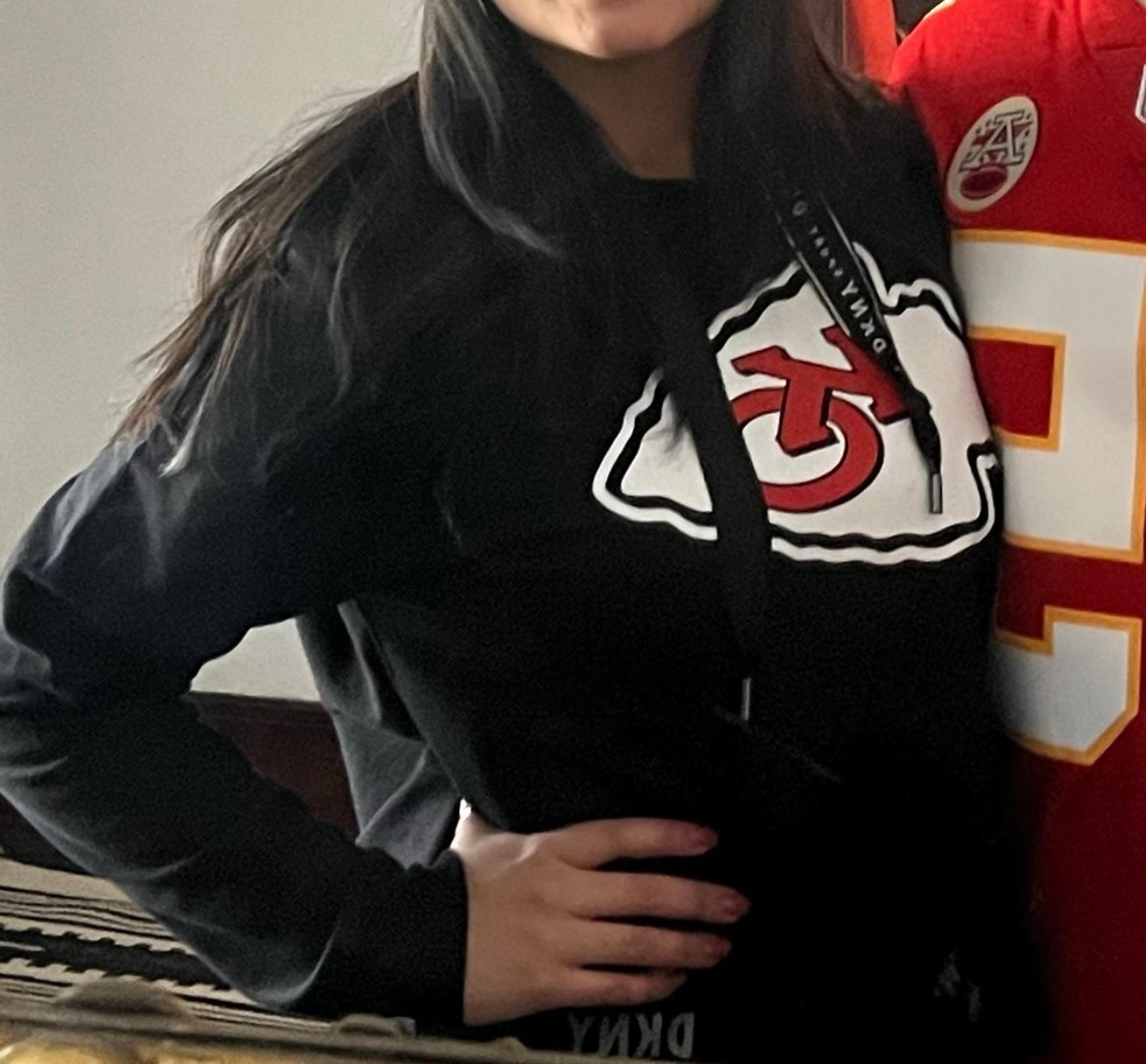 Dkny kansas City chiefs woman hoodie