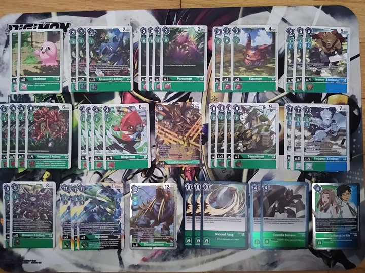 Grandiskuwagamon BT9-055 Green Card Lot From X Record Set BT9