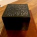 Vintage Hand Carved Wood Box Drawer Vanity Mirror