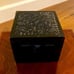 Vintage Hand Carved Wood Box Drawer Vanity Mirror