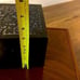 Vintage Hand Carved Wood Box Drawer Vanity Mirror