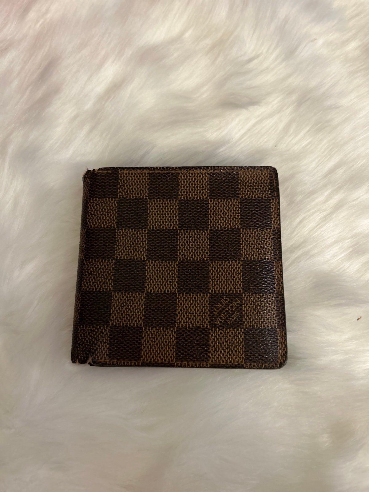 Damier ebene wallet