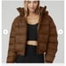 Alo Yoga Aspen Love Puffer Coat Jacket Cinnamon Brown XS