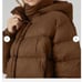 Alo Yoga Aspen Love Puffer Coat Jacket Cinnamon Brown XS