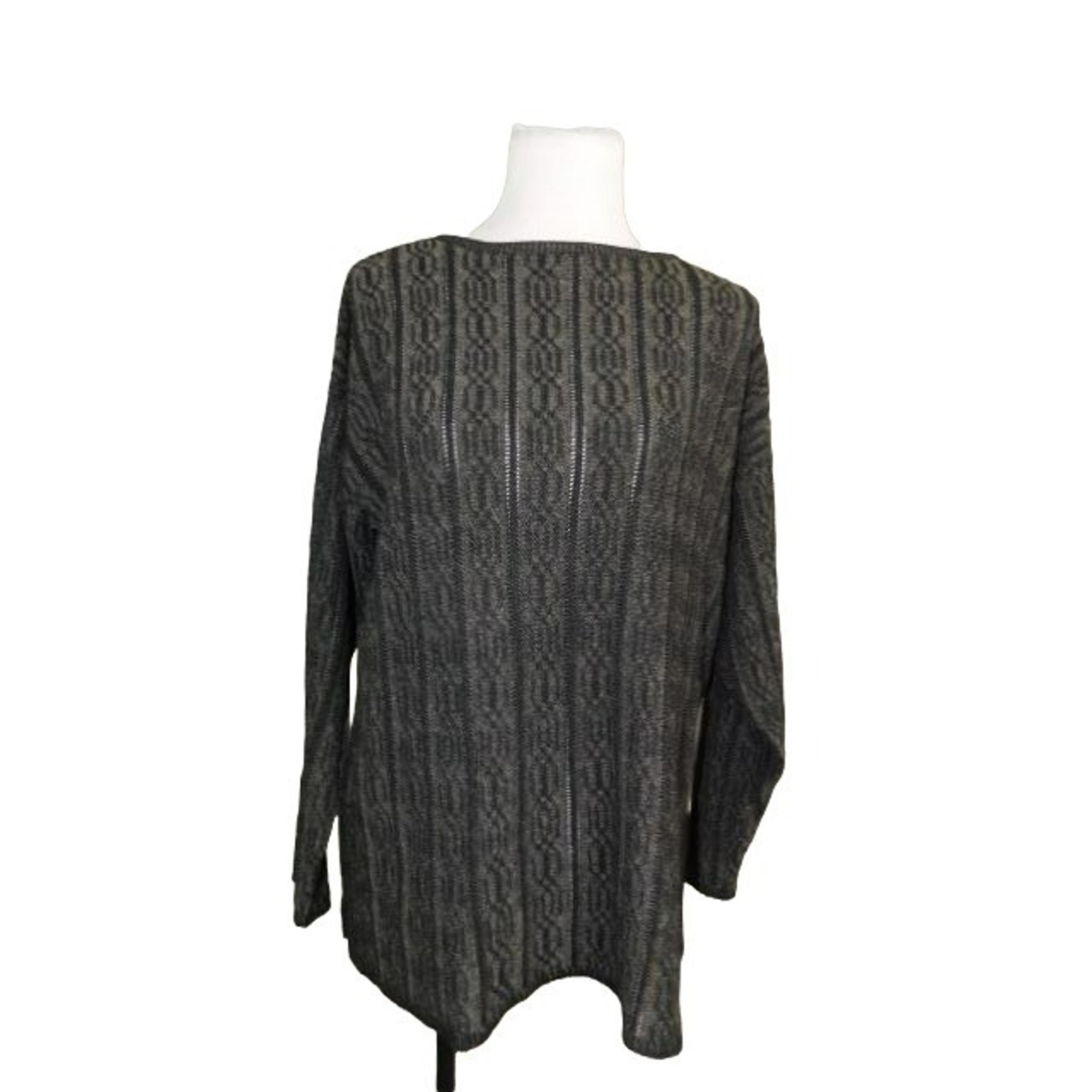 Jones New York Size L Large Long Sleeve Tunic Style Knit Sweater Top