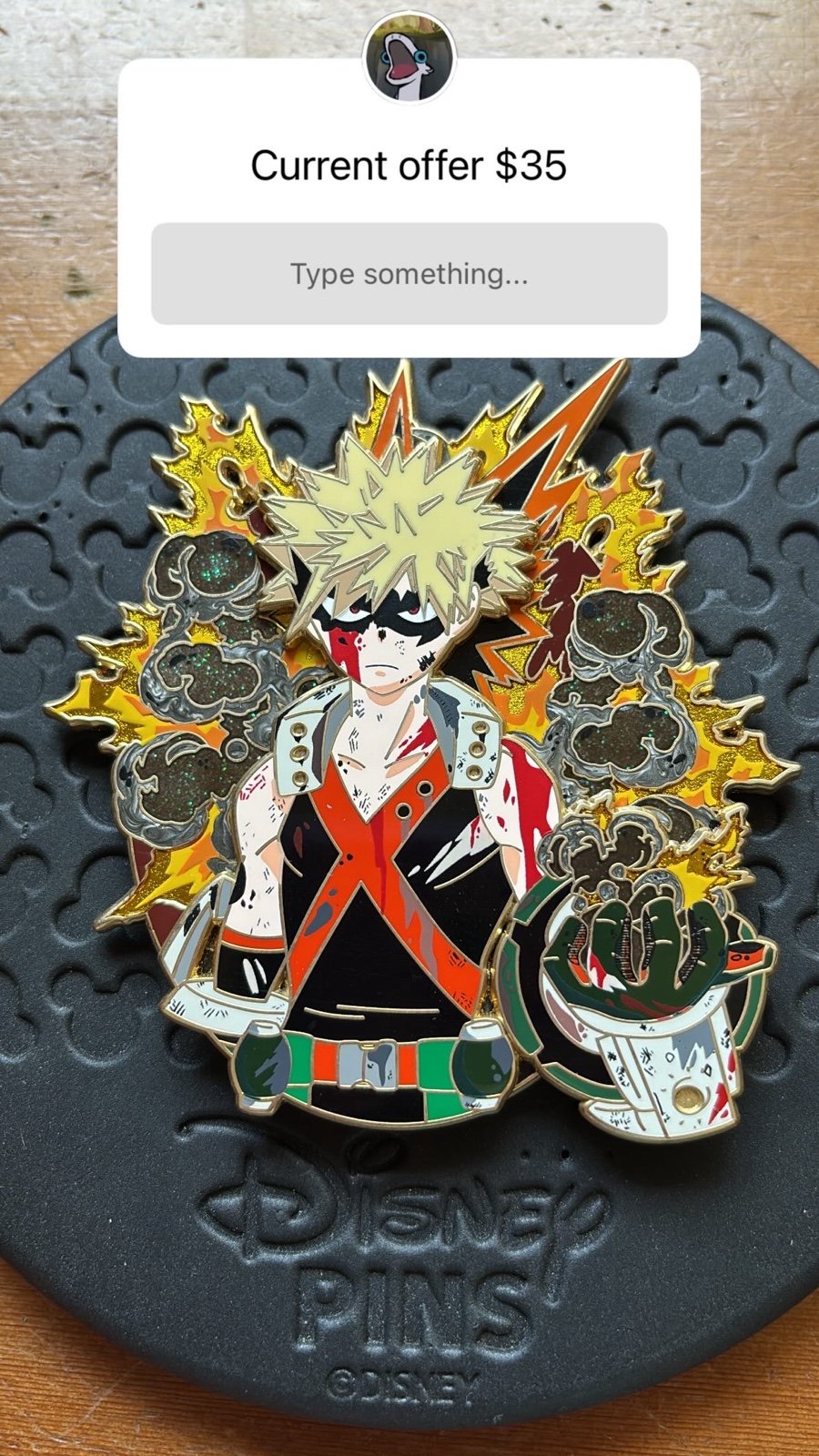 Yoyopinstar Bakugo Pin