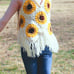 Boho sunflower shirt