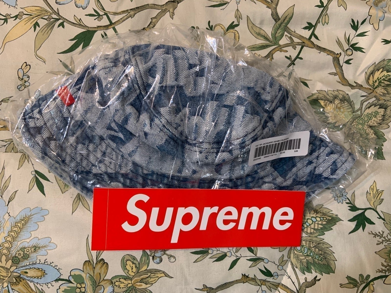 試着のみ 希少品 Supreme Fat Tip Denim Crusher 2f6f2cb496174422f35ec7d1af3b37