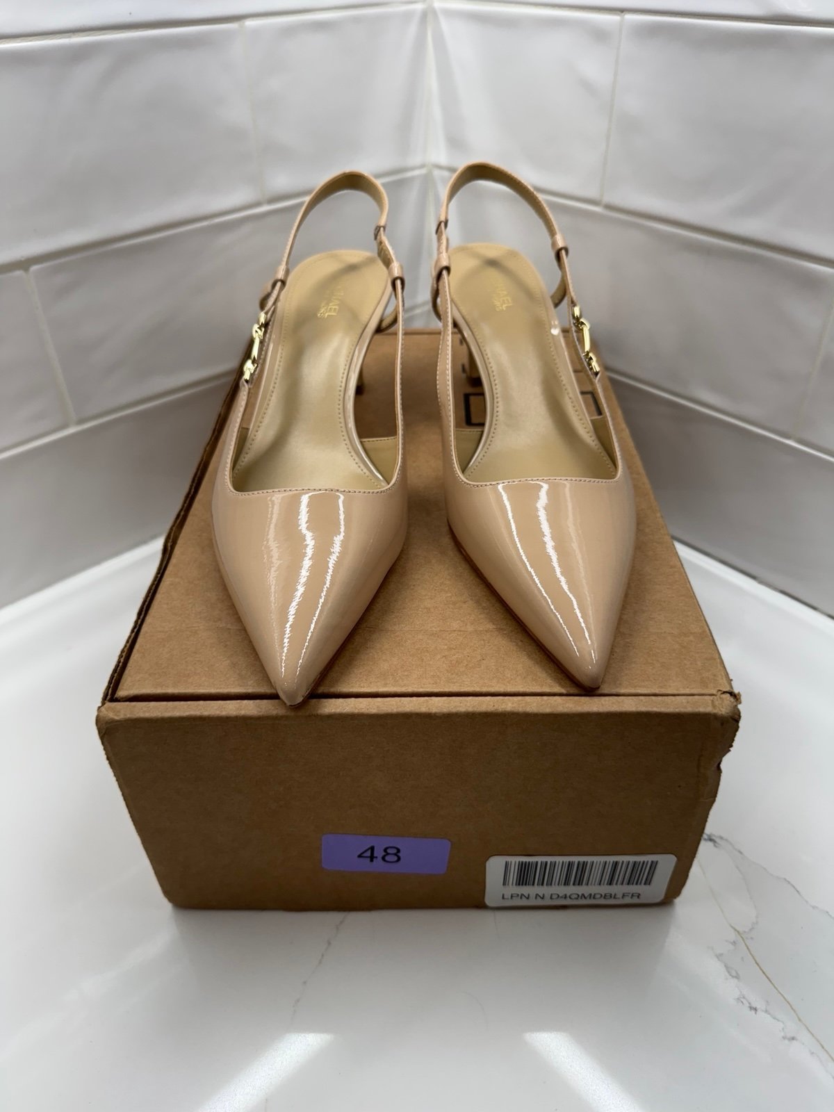 Michael Kors Daniella Blush Slingback Pump 8.5