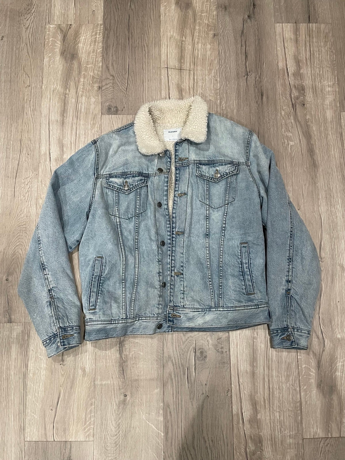 Old Navy Sherpa Denim Jacket