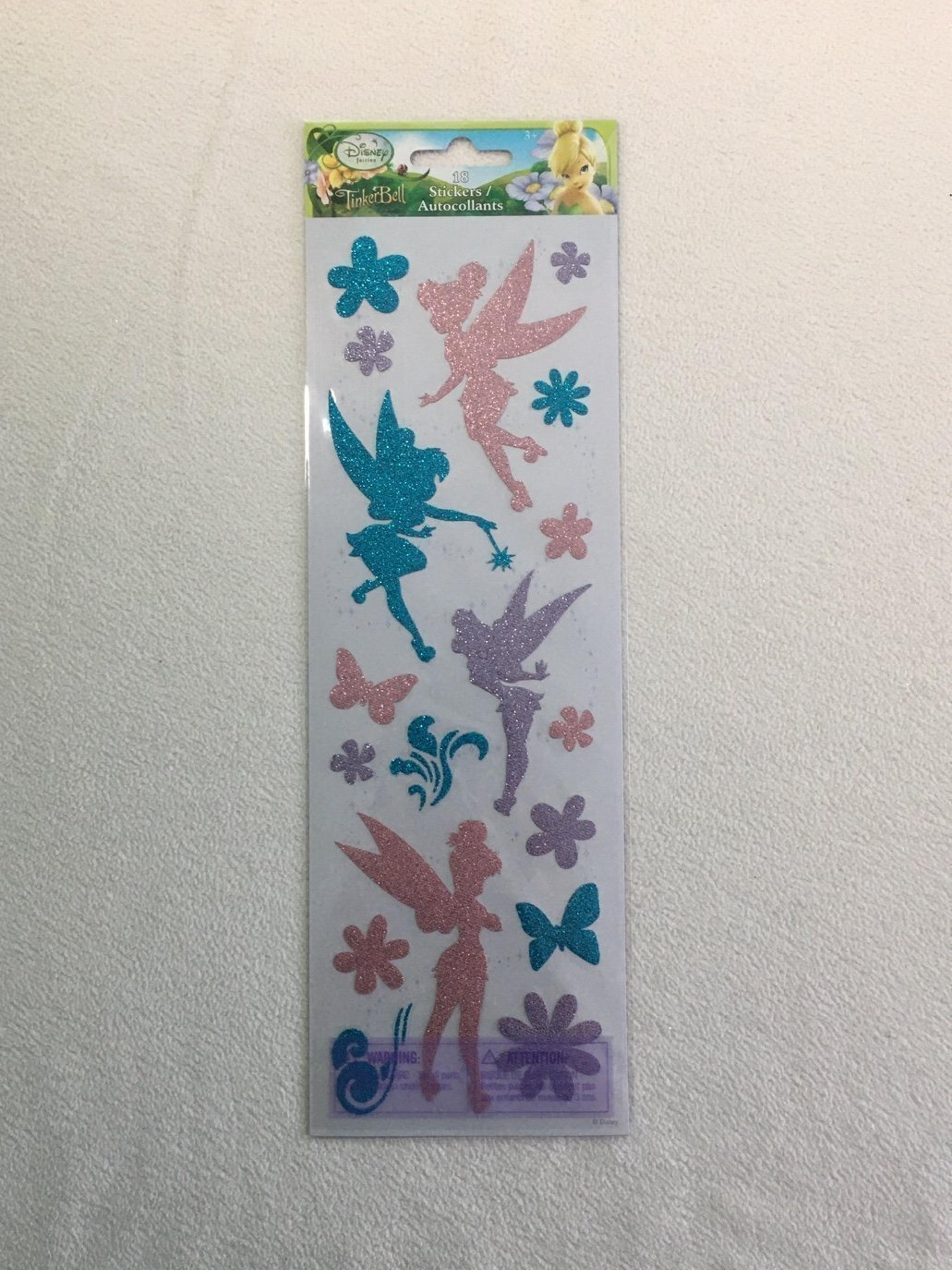 Disney Fairies Tinker Bell Glitter Stickers (aka Tinkerbell)