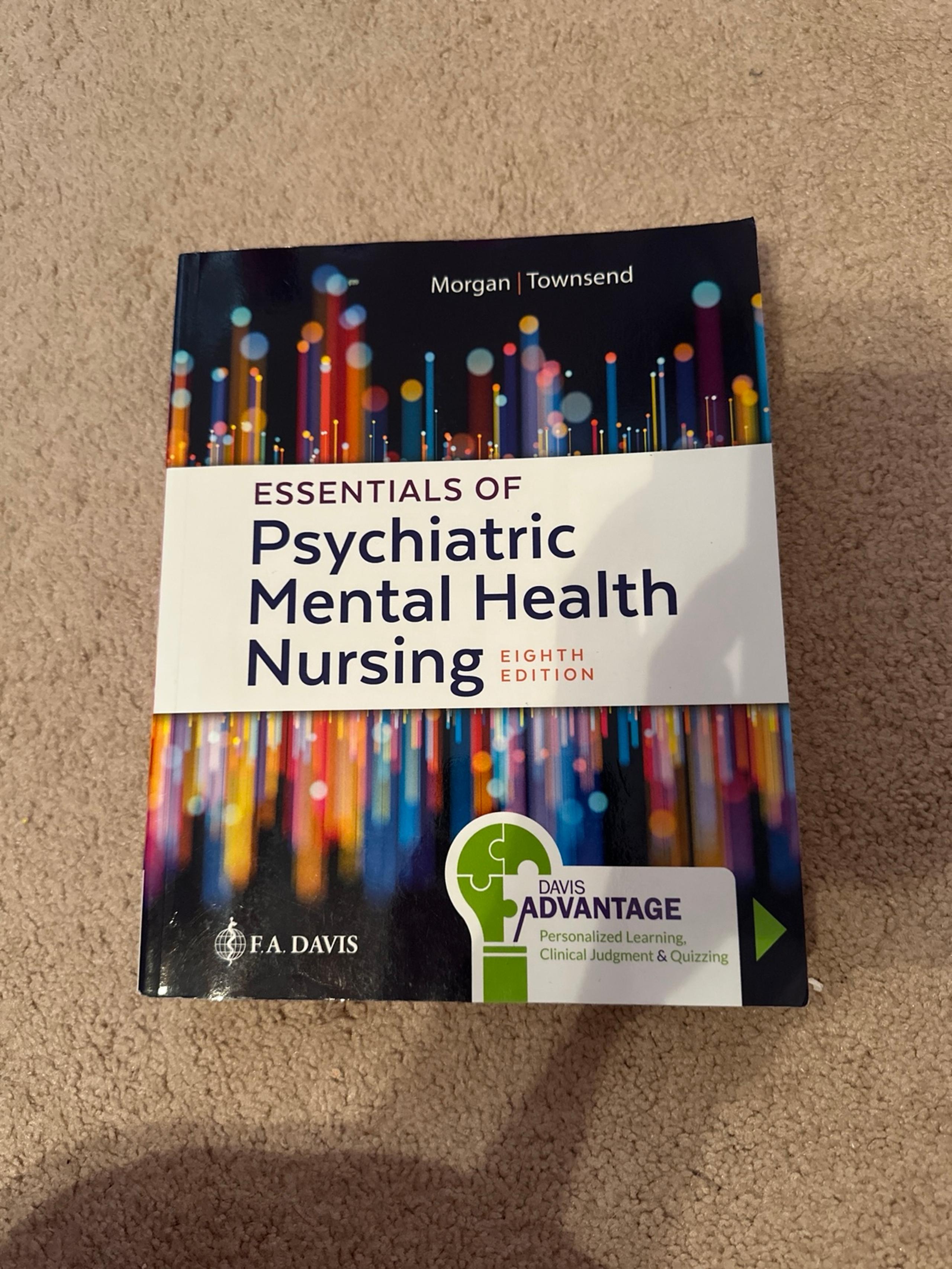 Psychiatric mental health nursing book