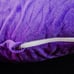 PURPLE HerPillow Full Body Pregnancy Pillow Ultra Soft Velvet Pillow