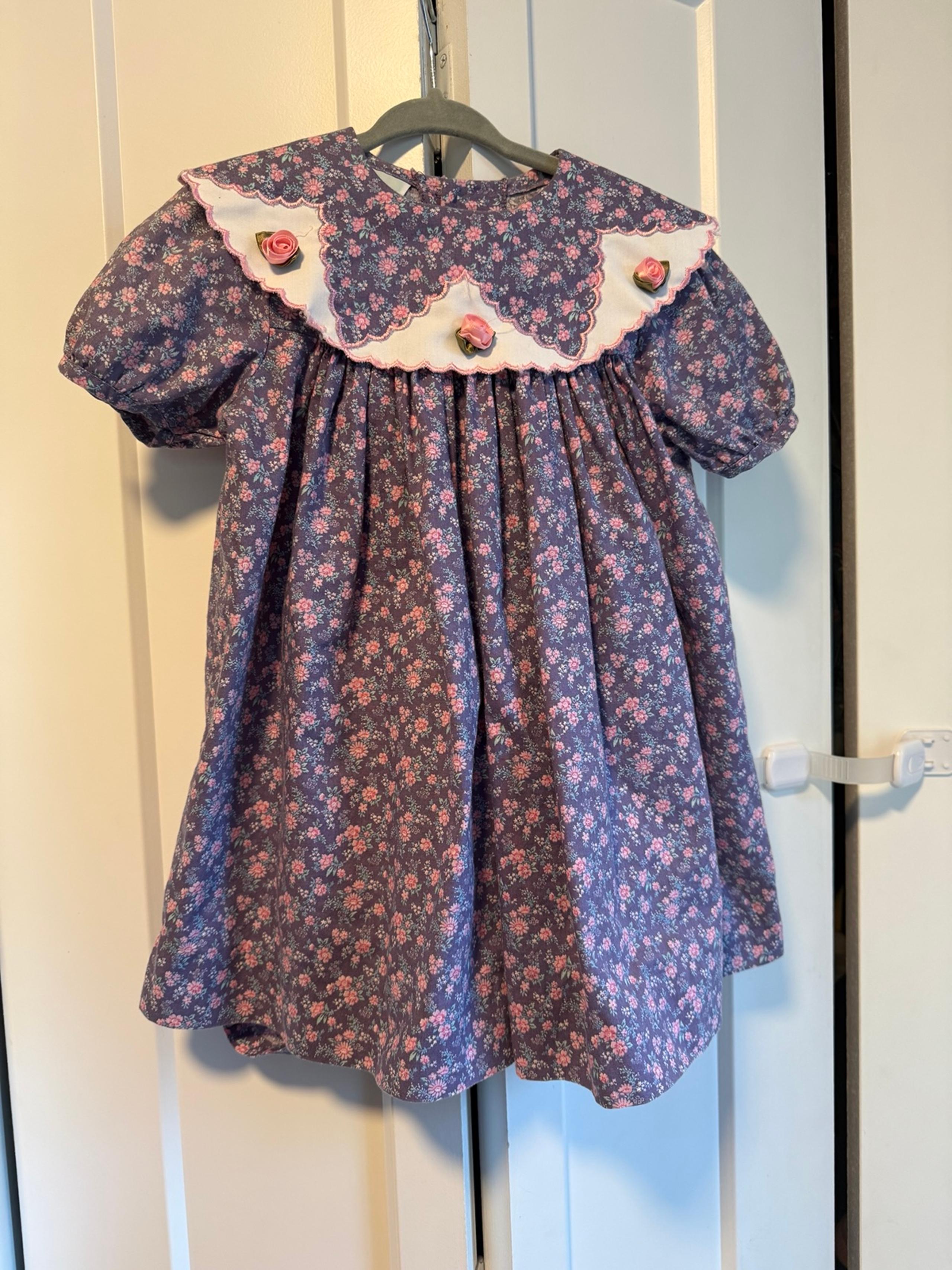 VINTAGE RARE EDITIONS FLORAL DRESS 3T