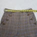 Veronica Beard Hunter Plaid Wide Leg Linen Blend Cropped Pants