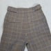 Veronica Beard Hunter Plaid Wide Leg Linen Blend Cropped Pants