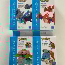 Pokemon nanoblock Mega Set (Mega Charizard X & Y, Mega Venusaur, Mega Blastoise)